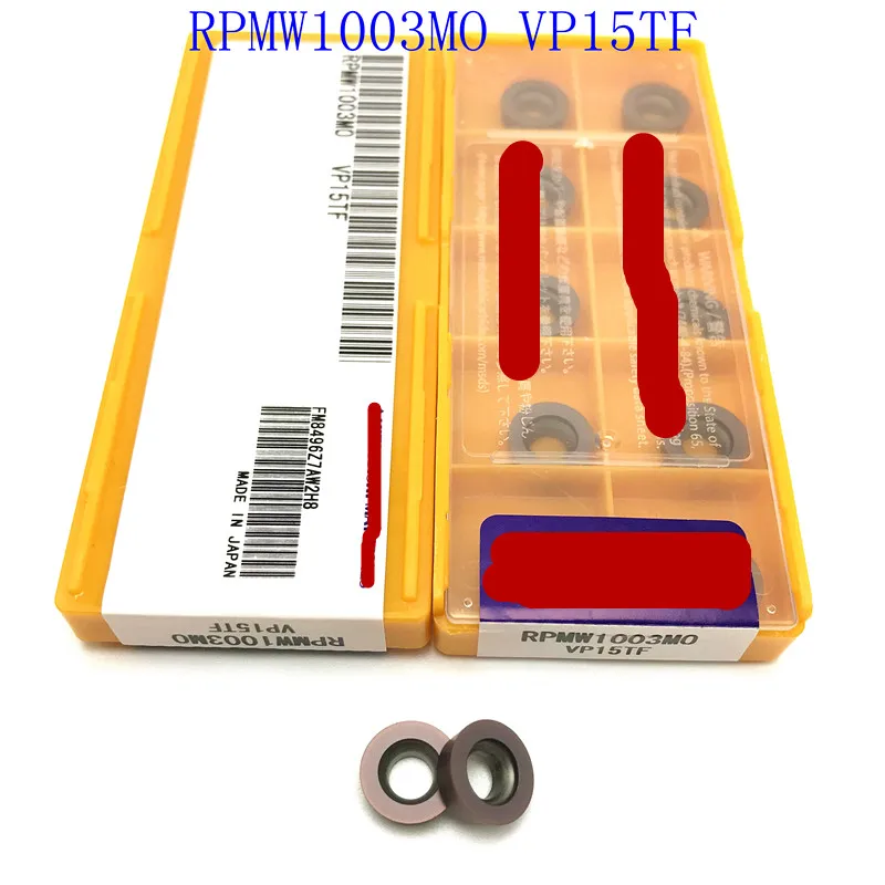 

20PCS Mitsubi R5 milling cutter RPMW1003MO VP15TF face milling cutter carbide tool CNC tool, milling machine accessories