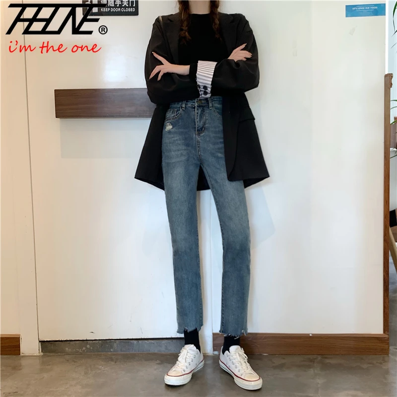 capri jeans high waist