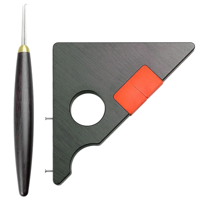 

Stainless steel Fishing Nail knot Tool and Black Plastic Hook Distance Rule