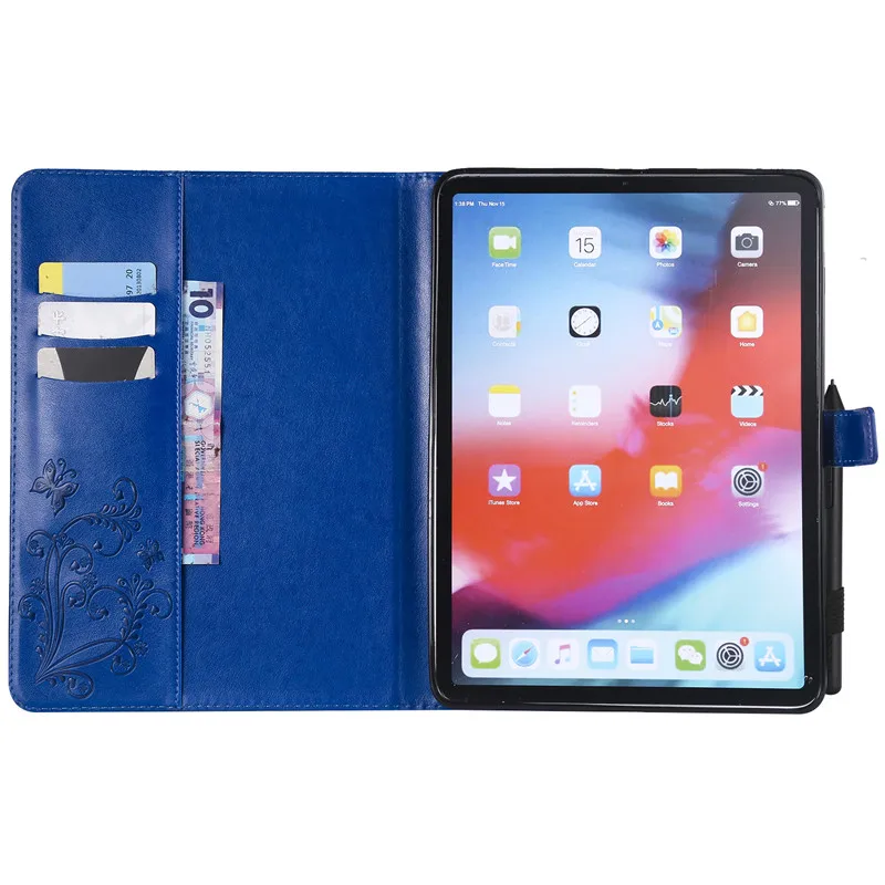 Wekays для Apple iPad Pro 11 дюймов 2018 мультфильм бабочка кожаный чехол для Coque 2018 новый iPad Pro 11 дюймов чехол Etui