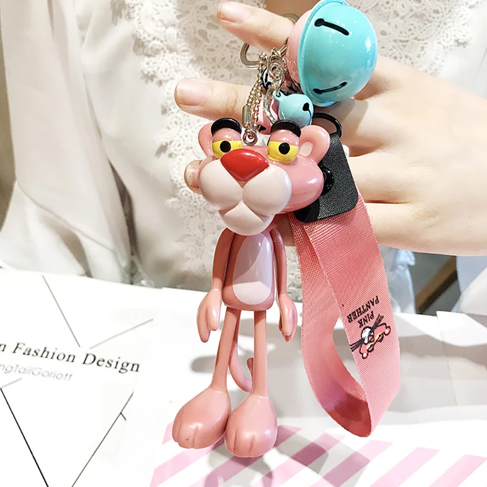 Kawaii Kpop аксессуары розовая игрушка пантера брелок Kawaii подарок на день рождения Дети любовь подарок подвеска на рюкзак