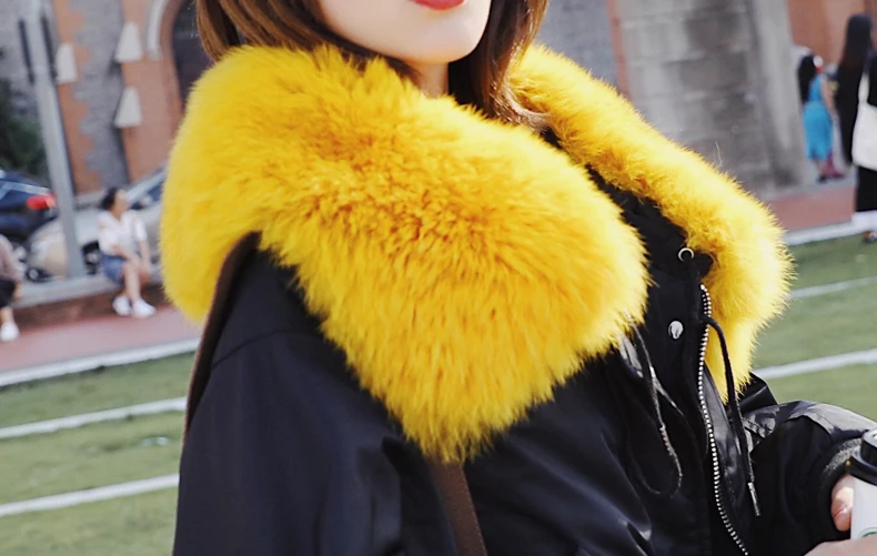 Korea winter woman duck down coat short jacket for ladies bat sleeves with fox fur collar grey white black green big size