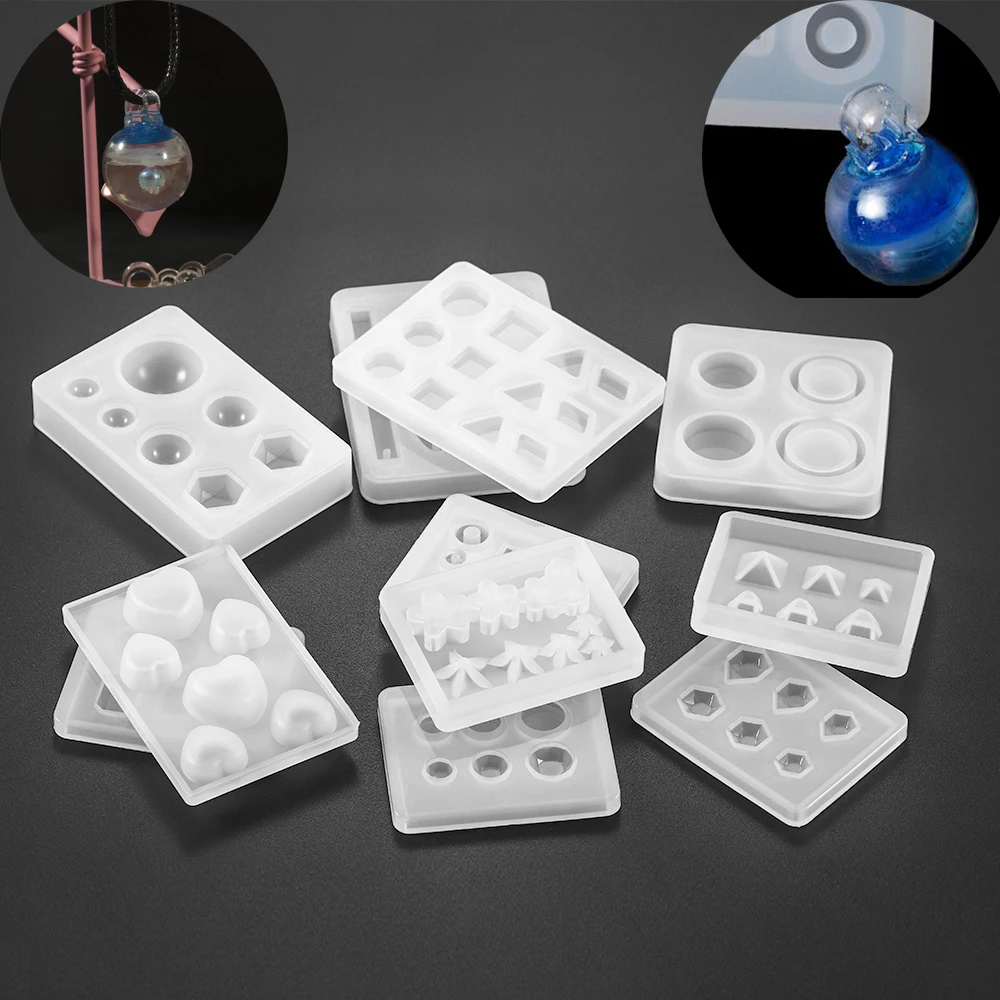 

1pc Various Styles Rectangle Shaped Silicone Mold Mixed Style Jewelry Epoxy Resin Mould For DIY Jewelry Making Tool Supplies