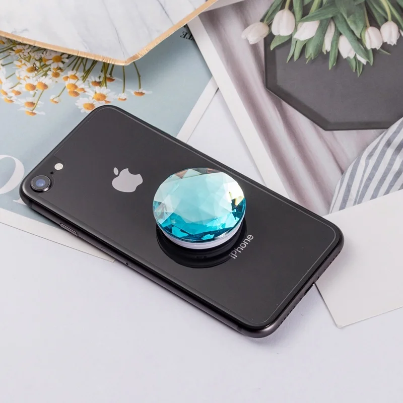 Большой алмазный популярный держатель для телефона Iphone Xr samsung универсальный палец кольцо подставка для телефона Поддержка мобильного телефона кронштейн