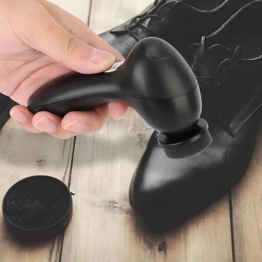 

Automatic Handheld Electric Shoe Brush Polisher Clean Machine For Leather Shoes Bags Car seat Cover Cleaning Supplies