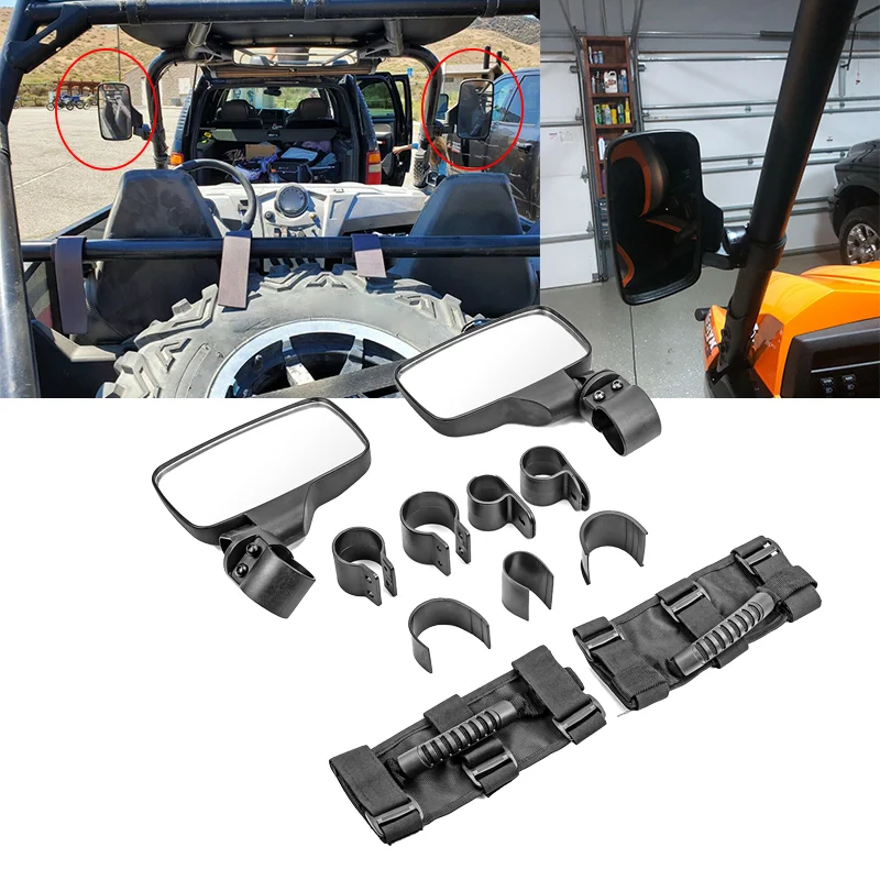 

Противоударное боковое зеркало заднего вида UTV с 1,5-2 "для Polaris RZR Ranger 800 1000 XP /Can Am Maverick X3 Commander Yamaha YXZ