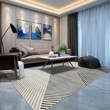 Ковер для гостиной с геометрическим принтом, высокое качество, толстый, для украшения дома, моющийся, коврик на пол, ковры для офиса