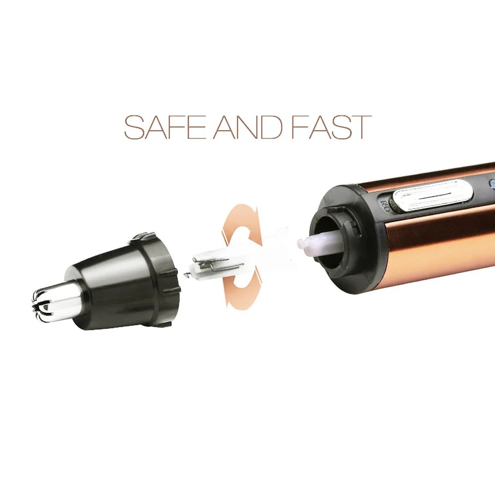 

Safety Electric Shaving Nose Hair Trimmer Safe Face Care Shaving Trimmer For Nose Trimer cut Shaping Clipper Washed Trimmer