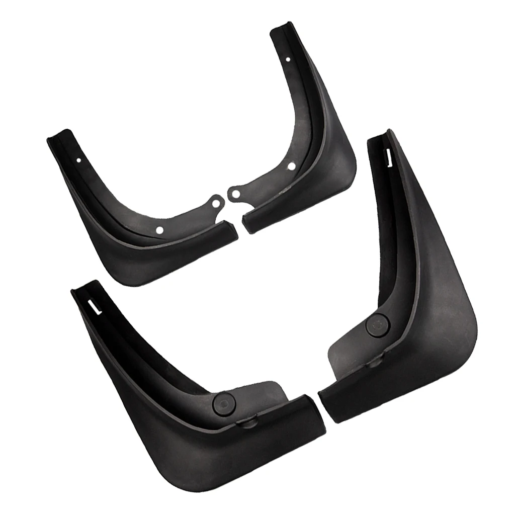 4x Front Rear Mud Flap Mudflap Fender Splash Guards Compatible with Tesla Model 3 2016-2019 -  Black