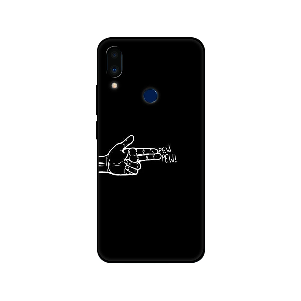 meizu back cover For Meizu Note 9 Cases Back Cover For Meizu Note9 Bumper MeizuNote9 Phone Case 6.2inch Soft Silicon black tpu case Cute cases for meizu black Cases For Meizu