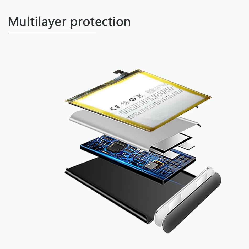 Аккумулятор для мобильного телефона BT61(M) для Meizu M3 Note Аккумулятор BT61 M681H M681 4000 мАч/M3 Note Pro Prime сменный аккумулятор