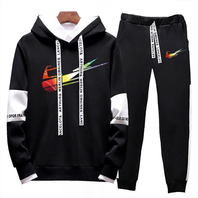 Модный хит, 4XL, большой размер, молодежная хип-хоп Уличная одежда, мужские толстовки, толстовка с капюшоном, одежда, костюм