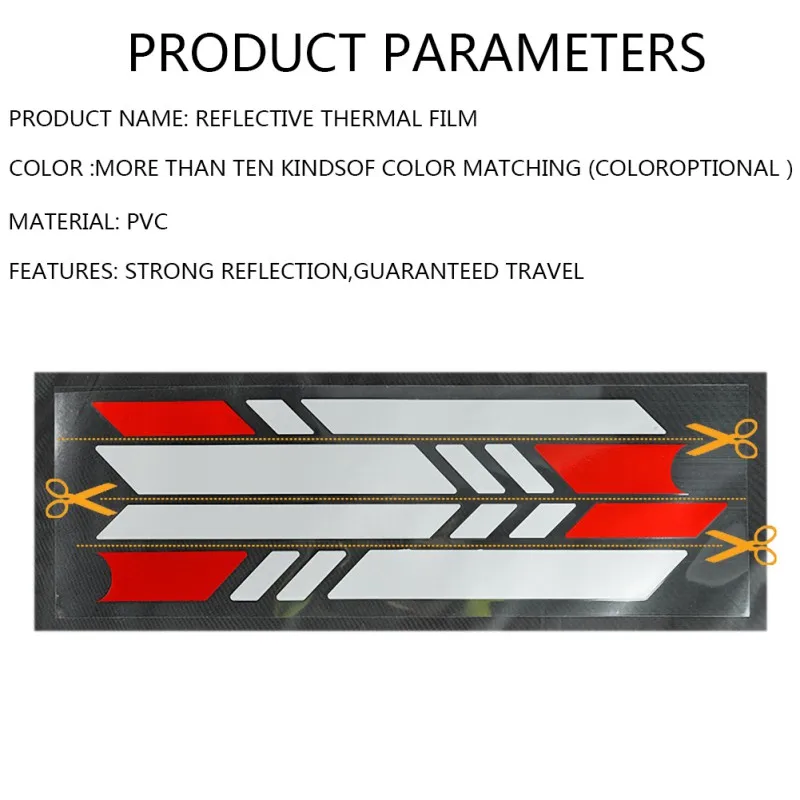 Reflective Stickers For Nainbo MAX G30 Scooter Safe Reliable And Practical Waterproof PVC Material Reflective Stickers
