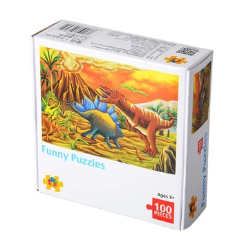 

100pcs/box Parent Child Brain Power Develop Jigsaw Learning Toys Dinosaurs Intelligence Development Early Educational Home Study
