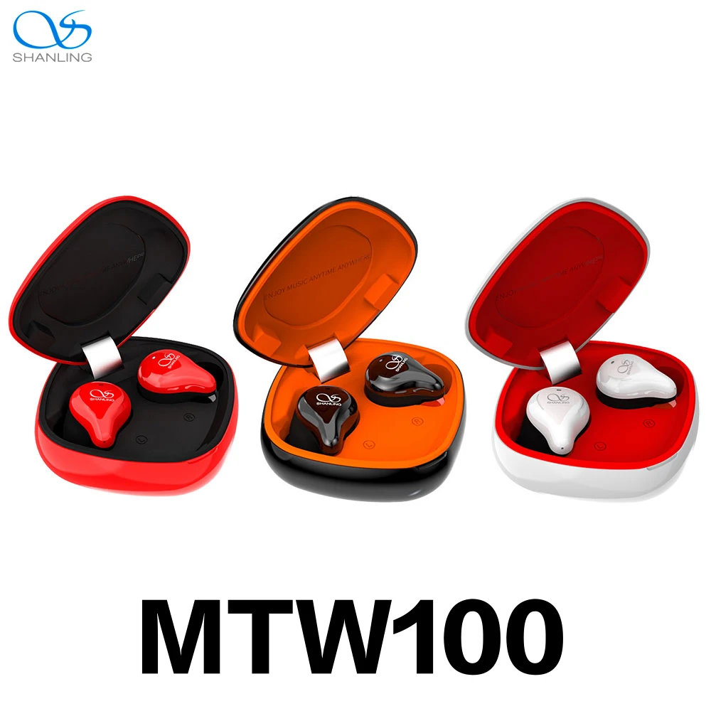 Shanling MTW100 5 0 Bluetooth беспроводные наушники вкладыши спортивные Драйвер AAC/SBC IPX7