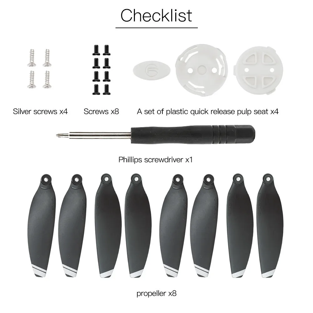 new Drone For DJI MAVIC Mini Propeller & Release Blade Quick Release Blade 4726F Propeller Paddle Base Replacement #C