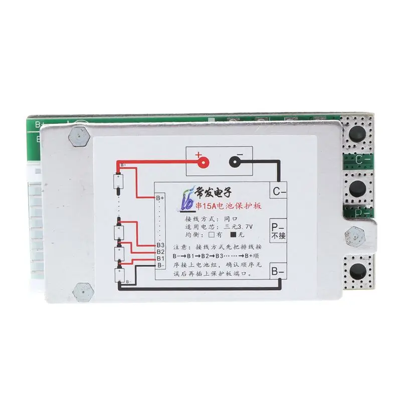 10S литий-ионный Литий-полимерный аккумулятор BMS PCB 36 В 16A защитная доска электрический автомобиль помощь велосипед Скутер D08A