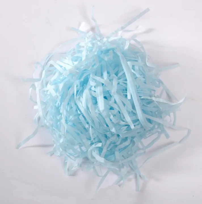 1 упаковка 90 г пасхальное украшение для дома Shred Crinkle измельченные соломенные из пальмового волокна бумаги DIY подарки Филлер для подарочной упаковки Материал Свадьба/День рождения