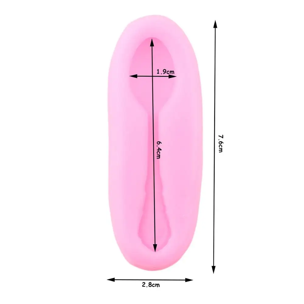 Ложка Вилка Ножи силиконовая форма DIY выпечки помадка для кекса украшения торта инструменты Fimo глины конфеты шоколадная мастика пресс-форм