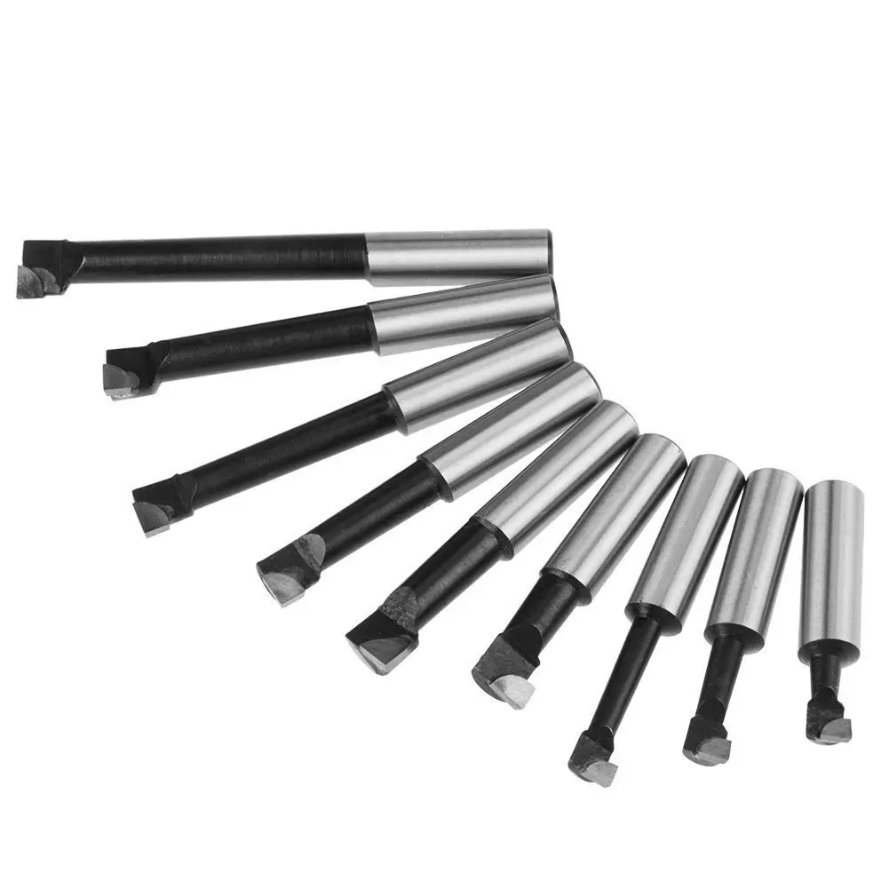 

14pcs 12mm F1-MT2 Fine F1-12 Boring Bar Head M10x1.5 Whether Coated HSS Tool Kit