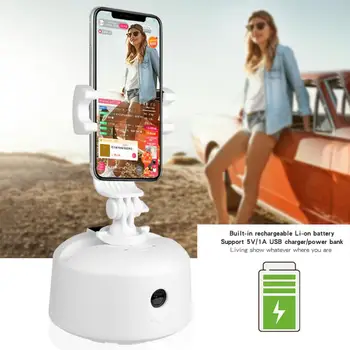 

360° Auto-Face Tracking Selfie Stick Suitable for Phone Tablet Phone Camera Mount for Tripod Stand for Live Streaming Live Video