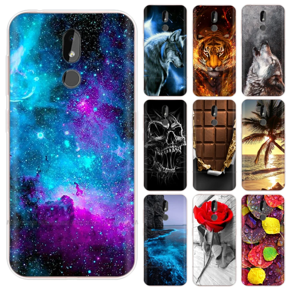 Cartoon Floral Cat Soft Silicone Phone Case - Fun & Durable Back Cover