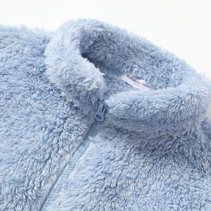 Most effective Girls outerwear autumn and winter 2019 new children's jacket clothing fleece casual warm jacket tid