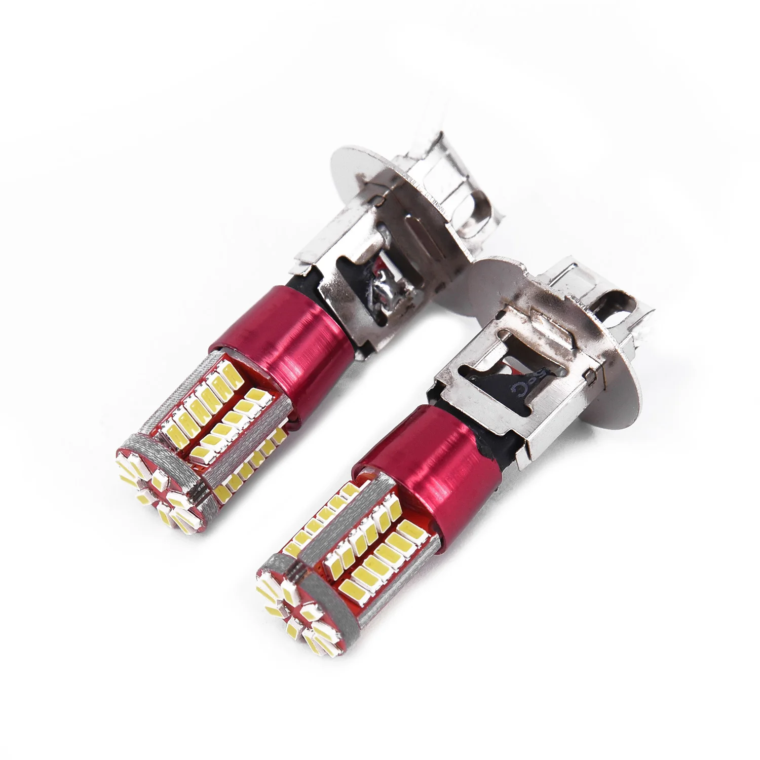 2x H3 3014 57-smd Led Автомобильная противотуманная фара Лампа 6000k яркий белый 12v 10w