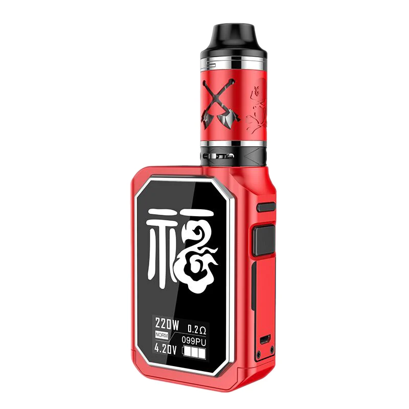 Red Горячая XD-X24 набор Vape с 4 мл атомайзером электронная сигарета 220 Вт Vape коробка мод Hw4 катушка головка электронная сигарета испаритель - Цвет: Red