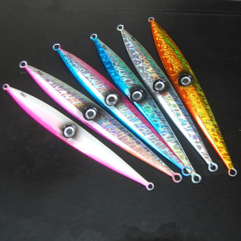 Ufishing Deep Sea Fishing Lure 1Piece/Lot Metal Jig for Boat 100g 150g 200g 300g Slow Jigging Bait |
