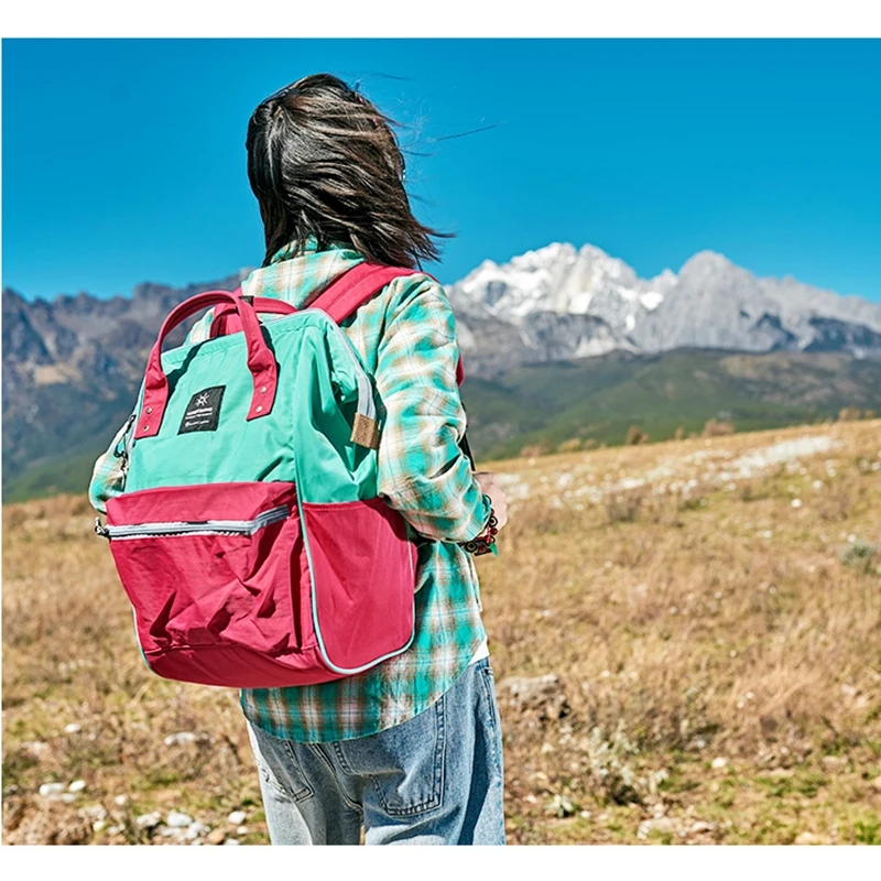  SAMSTRONG Outdoor Travel Nappy Backpack Bag Mummy Large Capacity Stroller Bag Mom Baby Multi-functi