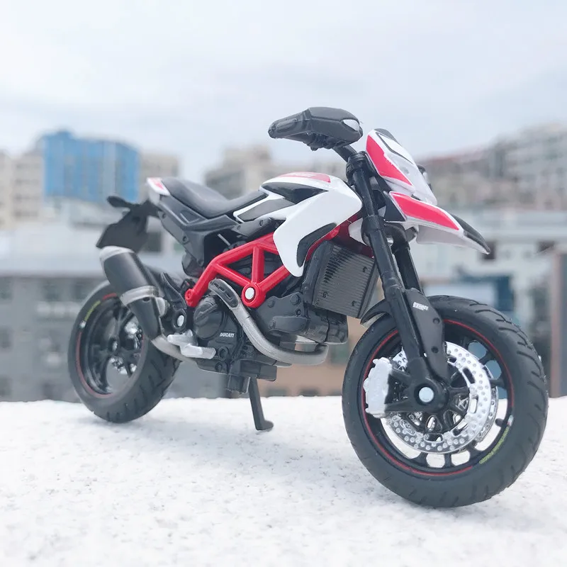 Модели литых под давлением мотоциклов Maisto NEW 1:18 DUCATI HYPERMOTARDS работоспособная