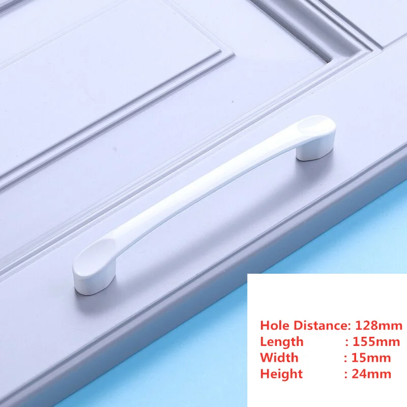 Simplicity Fuji White Kitchen and Furniture Handles