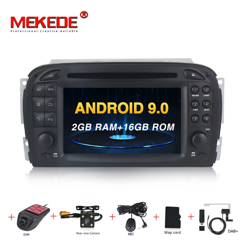 Cheap MEKEDE PX5 4+32G  android 9.0 car dvd gps navigation player For Mercedes Benz SL-Class SL350  car radio Multimedia stereo 8 core 1