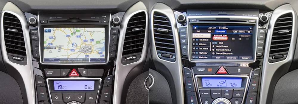 Android Car Multimedia player 2 Din WIFI GPS Navigation Autoradio For Hyundai i30 2012~2017 touch screen Bluetooth 9