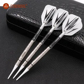 

3PCS CUESOUL Electronic Tungsten Darts 18g 14.5cm Darts Professional Game Soft Tip Darts Dardos Feather Indoor Dartboard Games