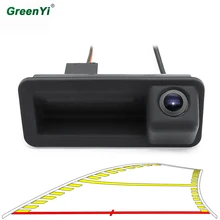 Автомобильный обратный резервный багажник ручка камера с динамической траектории парковочная линия для FORD Mondeo/FOCUS/Range