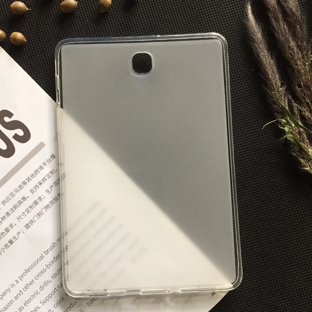 Мягкий чехол из ТПУ для Samsung Galaxy Tab S2 8 0 SM T715 задняя крышка планшетов с ручкой|Чехлы