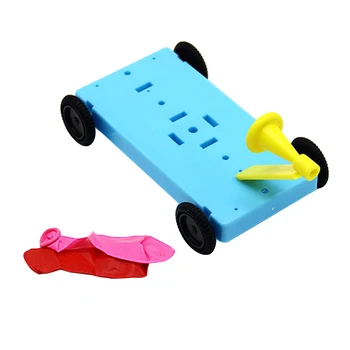 

Scientific DIY Balloon Car Children's Educational DIY Assembly Model Car Toys Set for Kids Included 2pcs Balloons