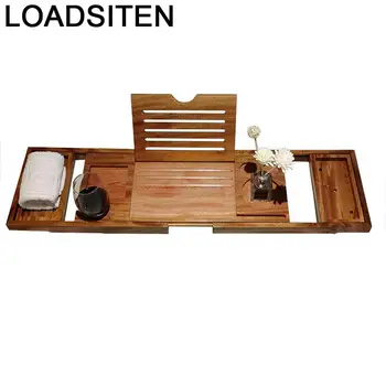 

Shower De Bain Mensole Porta Vino Book Bathroom Douche Rek Wine Shelf Plateau Tablette Tub Tray Accessoires Baignoire Bath Frame