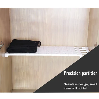 

Closet Storage Adjustable Shelf Organizer Wall Mounted Kitchen Rack Space Saving Wardrobe Decorative Shelves Cabinet Holders
