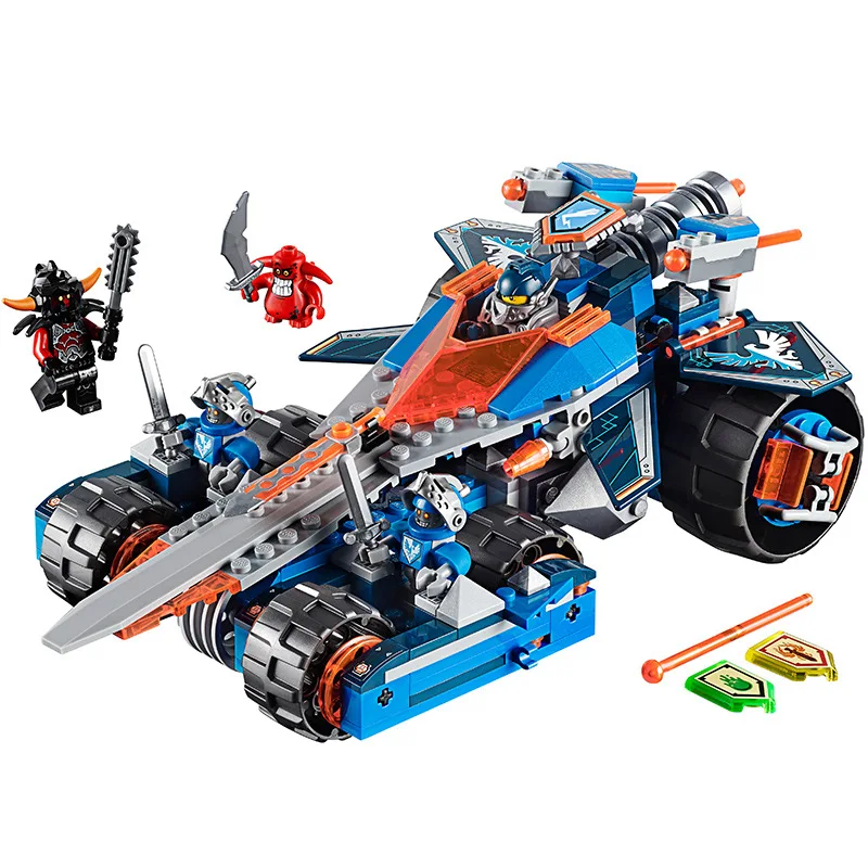 

418 Pcs Compatible with Legoinglys Building Blocks Bricks 70315 Nexoe Knights Knighton Castle Knighton Castle Figure Toys