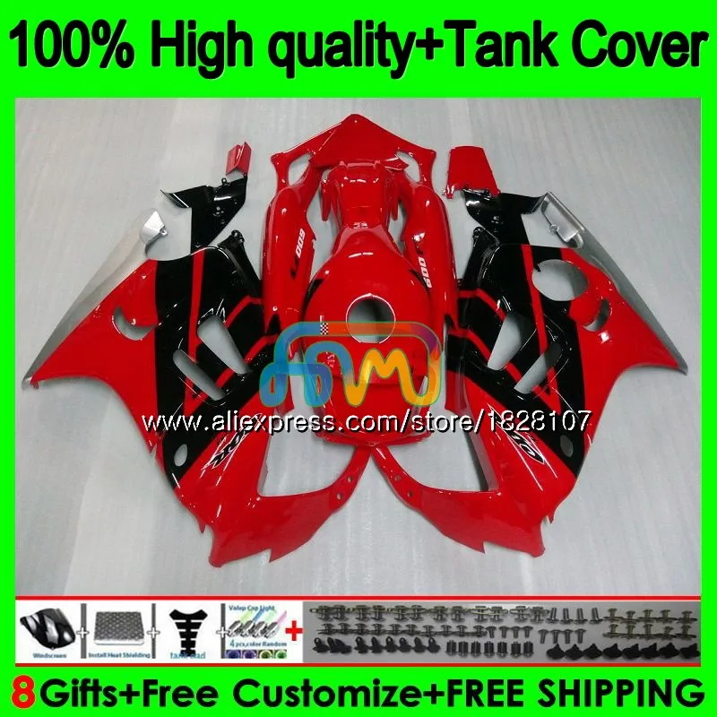CBR600F2 комплект для HONDA CBR 600F2 600 FS F2 91 92 цвета: черный, красный, 1993 1994 1BS. 130 CBR600FS CBR600 F2 1991 1992 93 94 Обтекатель+ майка - Цвет: No. 1