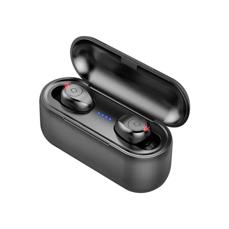Наушники-вкладыши для Bluetooth 5,0, IPX6 пыленепроницаемый Беспроводной стерео TWS Спортивная гарнитура аксессуары для ванной комнаты с зарядный чехол
