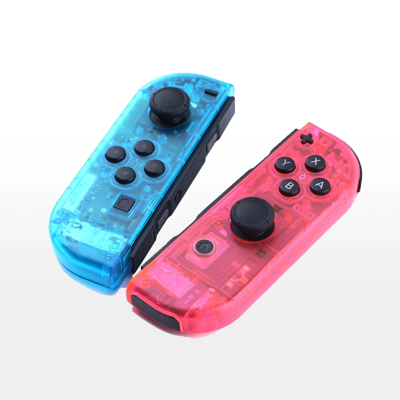 

Housing Shell Transparent Red Blue Replace Cases Customized Cover for NS Nintend Switch Controller Joy-Con