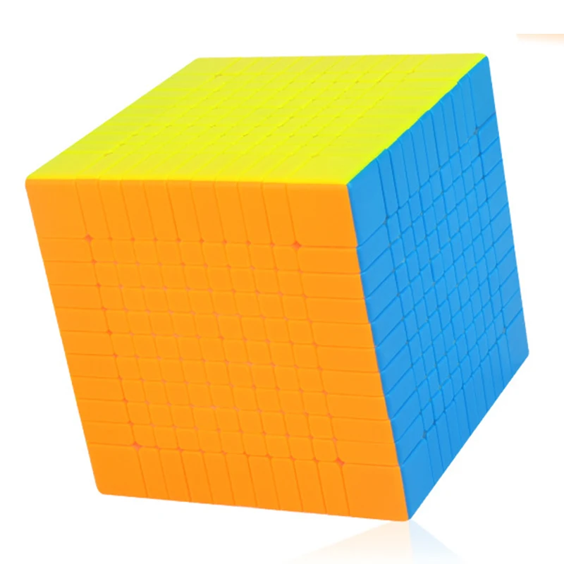 Новый Магический кубик Yuxin 11x11 10x10 8x8 9x9 профессиональный пазл без наклеек детский |