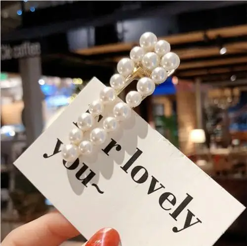 Модный женский головной убор, заколки для волос, золотые и серебряные заколки с жемчугом и цветком, заколка для волос, аксессуары для волос, подарки