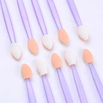 

massage E yeshadow Applicator Professional Sponge Double Ended Supplies Portable E ye Shadow Brushes Cosmetic Tools Random Color