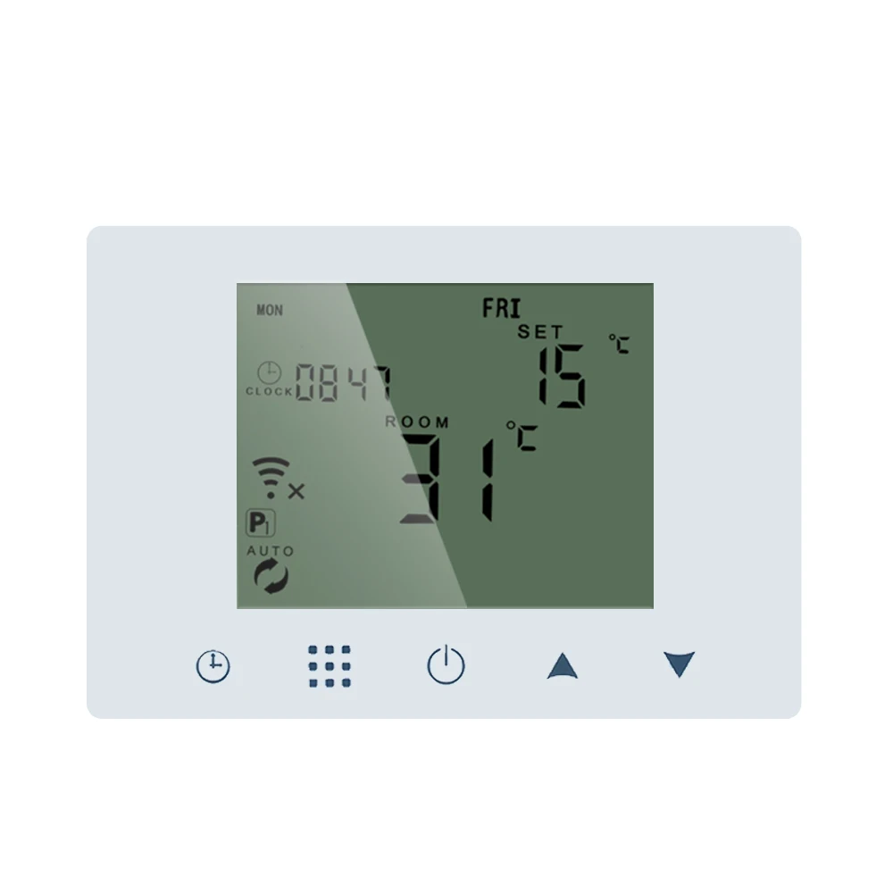 WiFi& RF беспроводной цифровой термостат сенсорный экран газовый котел водяной пол Отопление умный контроль температуры Лер пульт дистанционного управления
