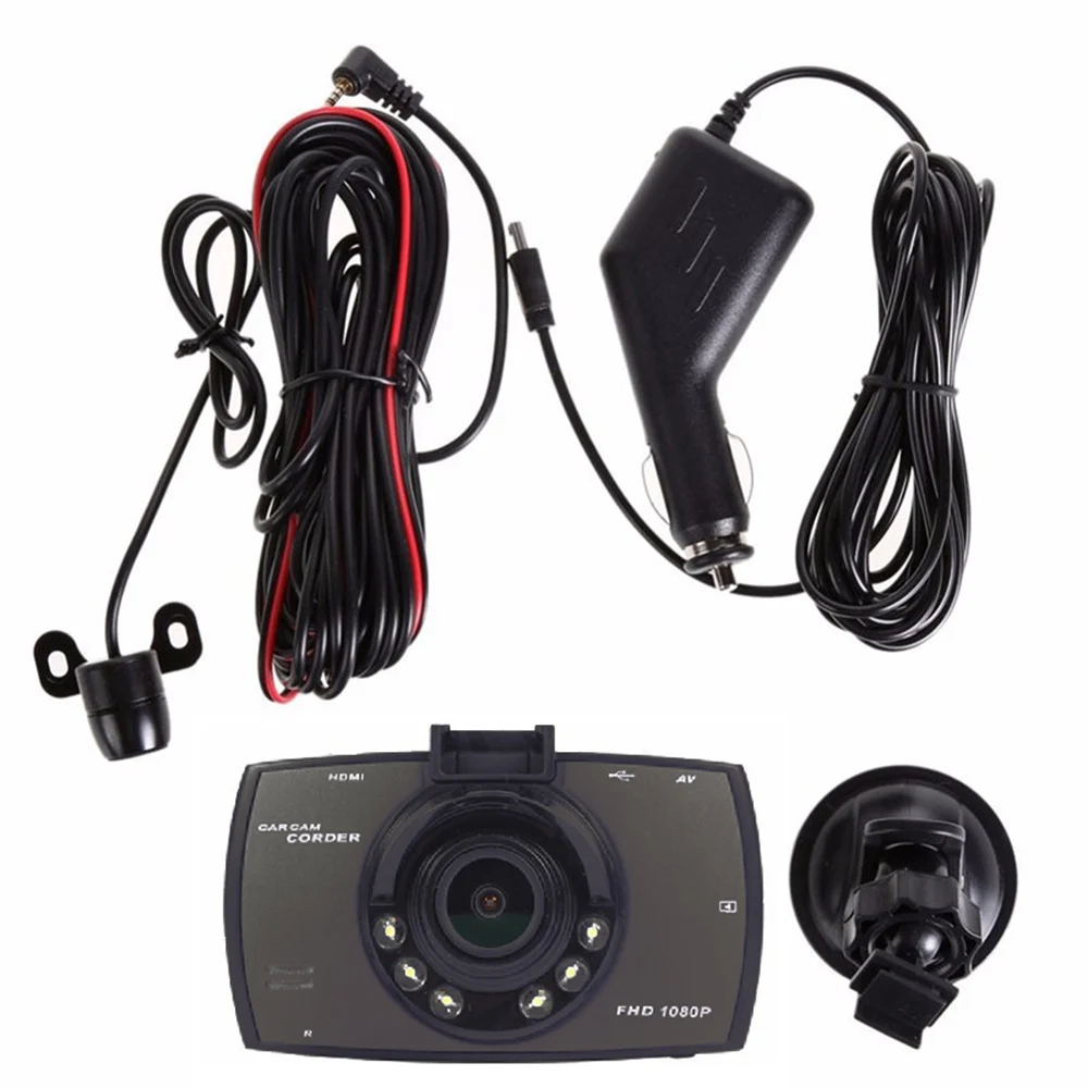 Двойной объектив рекордер HD Автомобильная камера HDMI/AV Мини DVR Dashcam с ночным видением Автомобильный видеорегистратор видео рекордер s